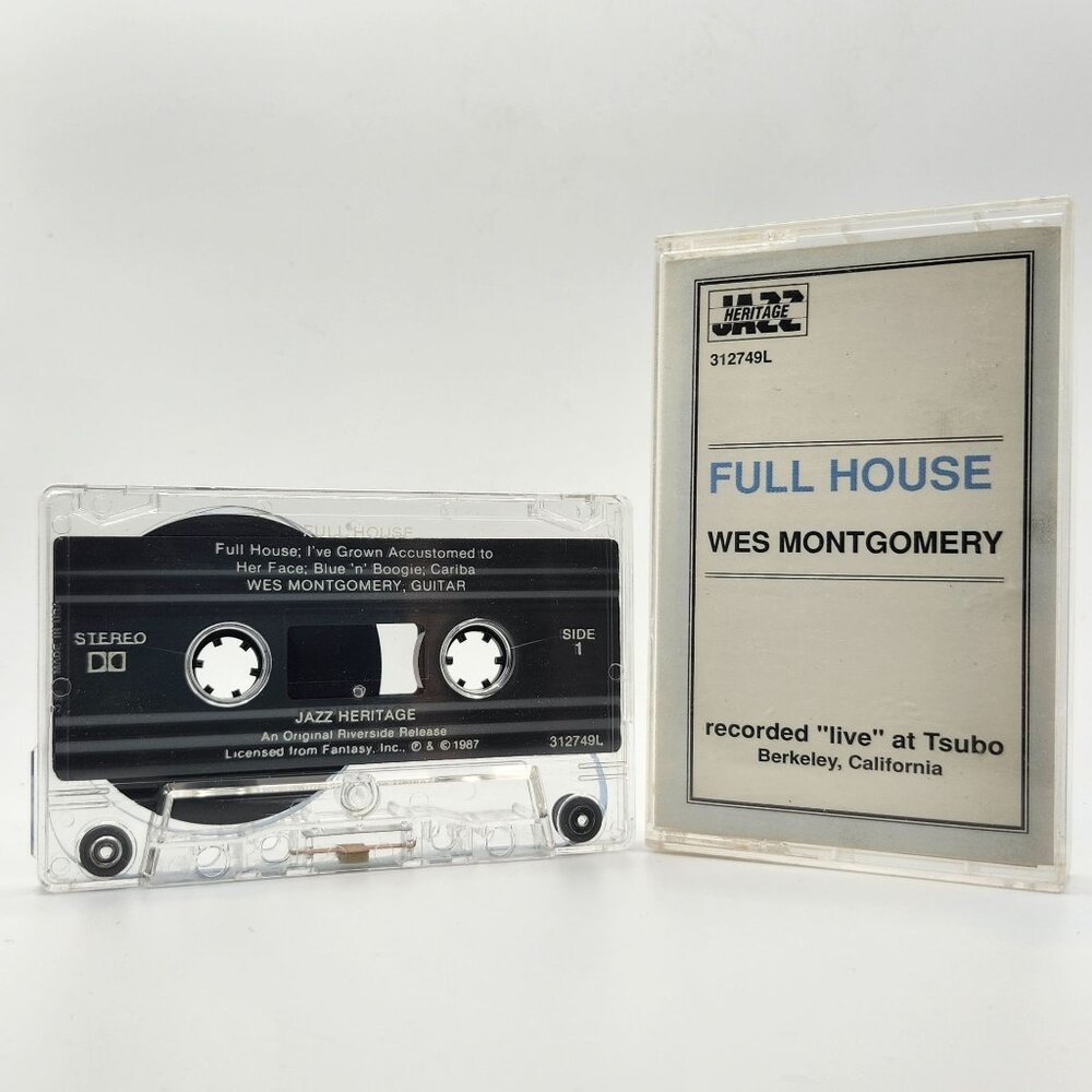 Wes Montgomery Full House Live Tsubo Berkeley Jazz Heritage Cassette Live 1987